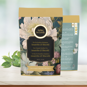 Amaretto-inspired rooibos herbal blend – sweet, spicy, and floral