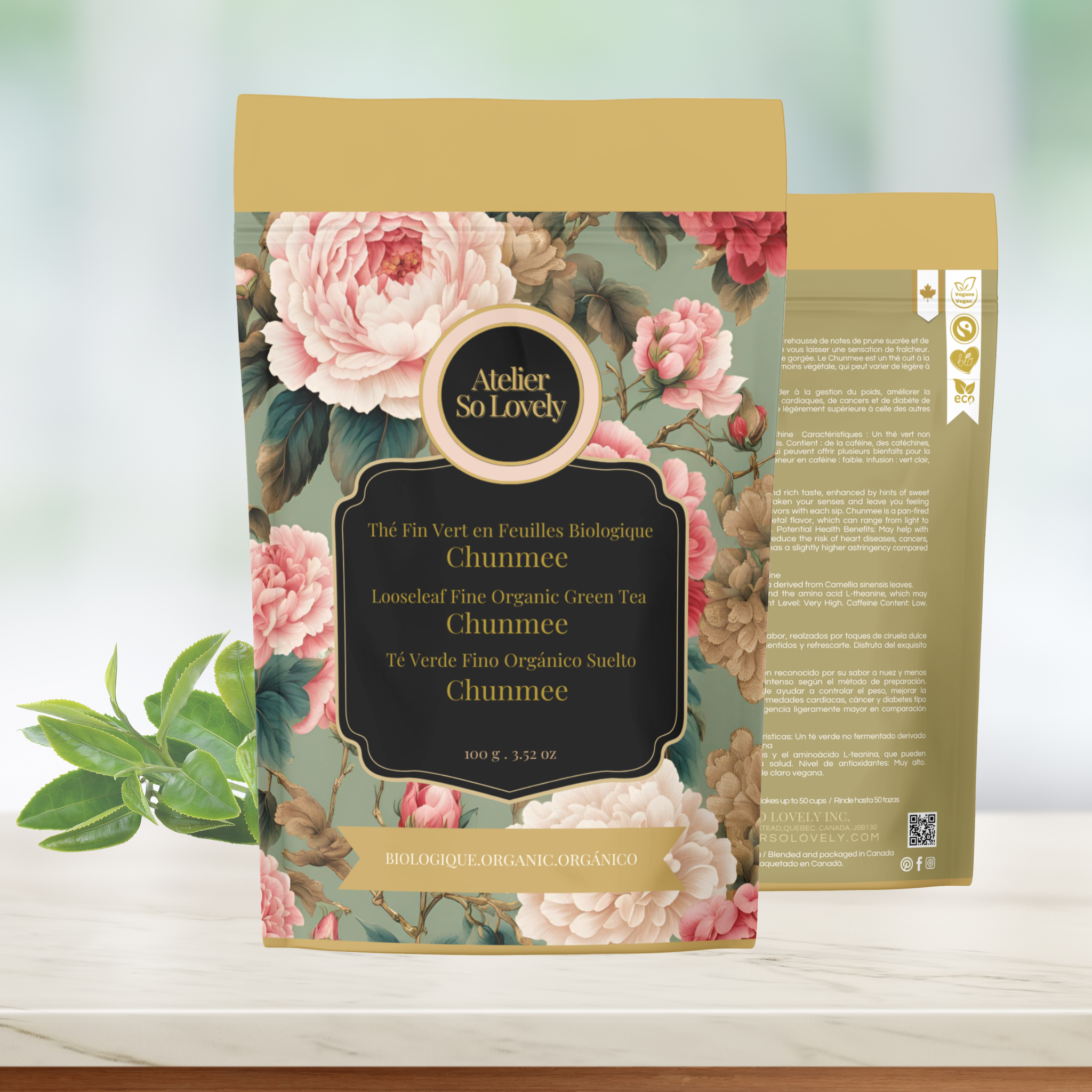 Green tea ceremony with Chunmee – traditional Chinese style/Atelier So Lovely

