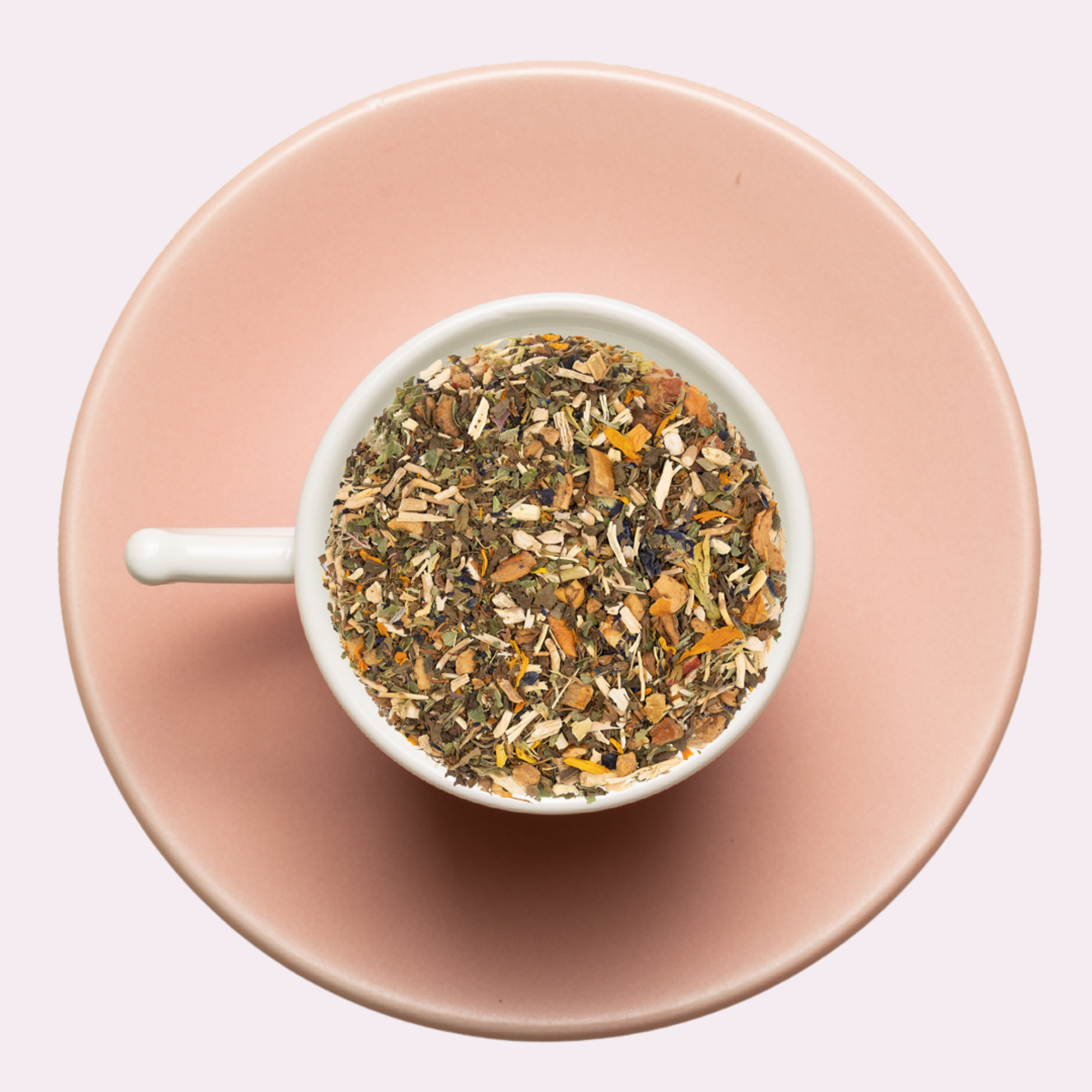 Loose leaf tea with adaptogens and blue butterfly pea – ideal for afternoon clarity