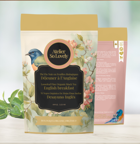 Strong English Breakfast Black Tea Blend – Atelier So Lovely Artisan Morning Tea