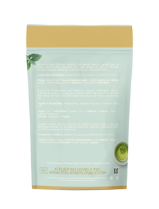 peppermint matcha  product  back view pouch,Atelier So Lovely