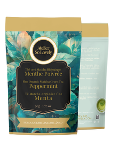 peppermint matcha  product view pouch,Atelier So Lovely