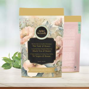 rtisan loose leaf tea with deep rose fragrance – layered for depth and aroma